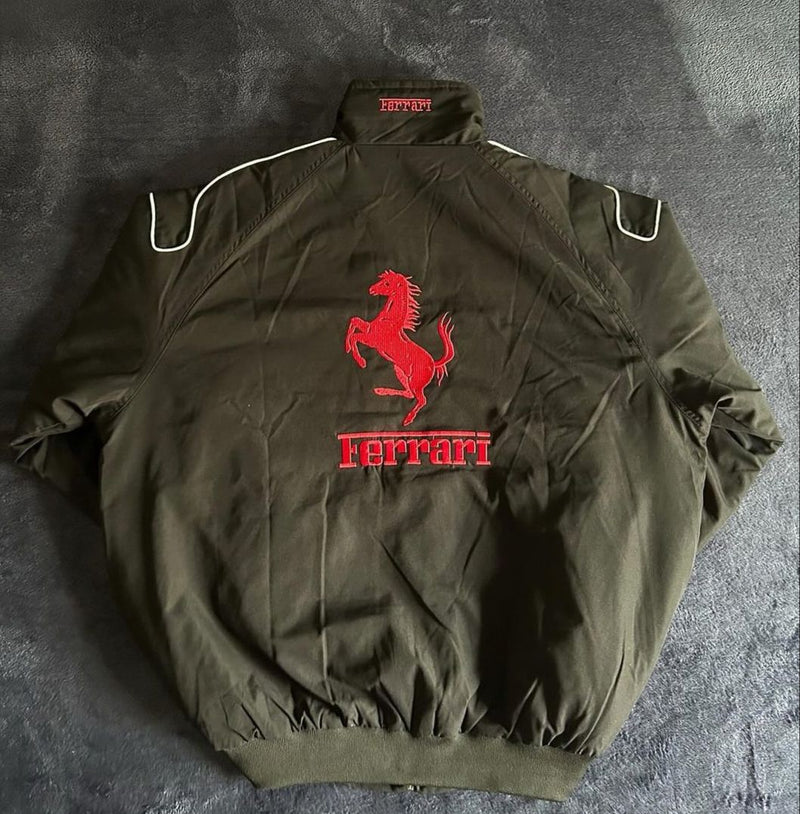 FERRARI F1 Vintage Black Jacket