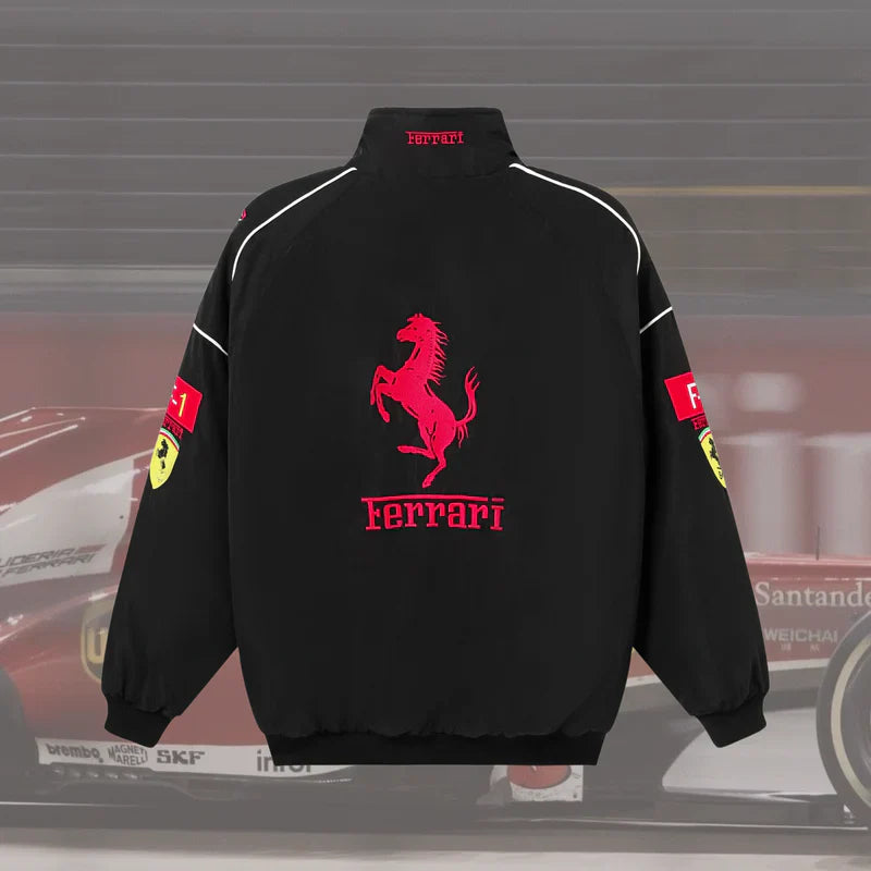FERRARI F1 Vintage Black Jacket