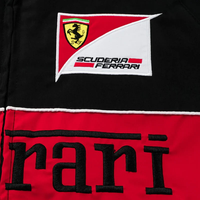 FERRARI F1 Vintage Black Jacket