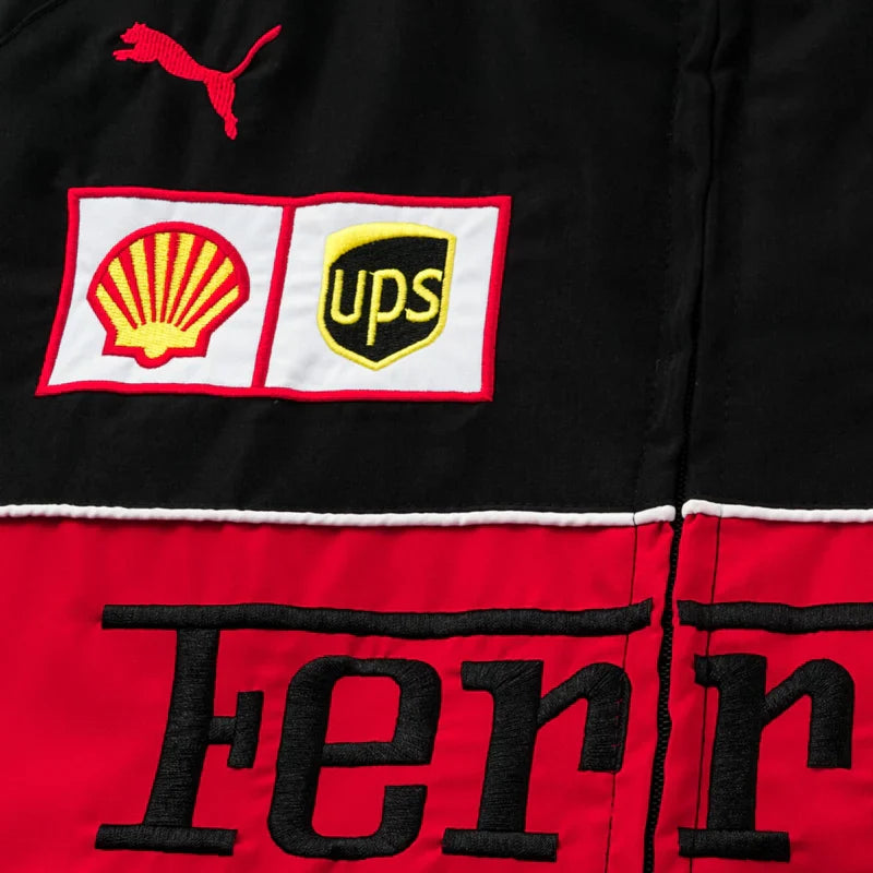 FERRARI F1 Vintage Black Jacket