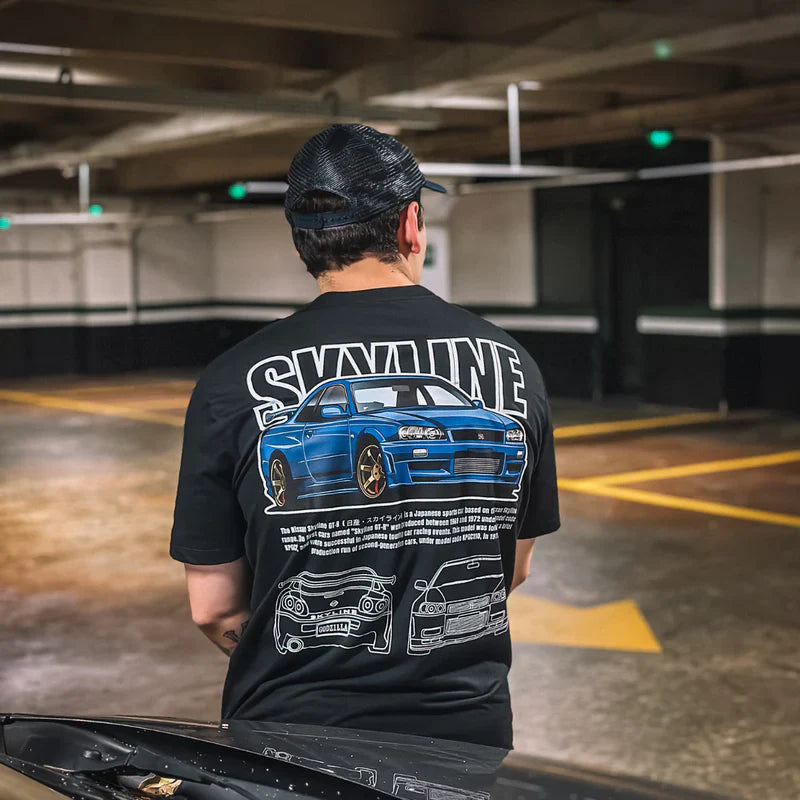 "Skyline R34 Concept" Tee